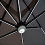 Voir la diapositive 4 : CONCEPT USINE Parasol LED 3 x 4 m gris CALVIA