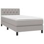 Voir la diapositive 3 : VIDAXL Sommier a lattes de lit avec matelas et LED Gris clair 80x200cm