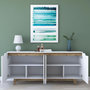 Voir la diapositive 4 : TOILINUX Buffet 4 portes en bois LUCAS - Blanc