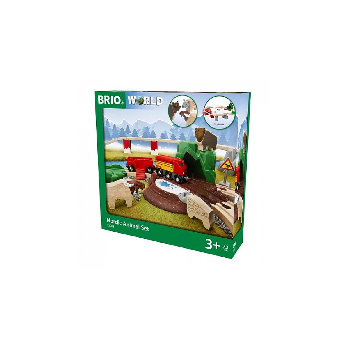 Brio 33988 Grand circuit exploration animaux nordiques