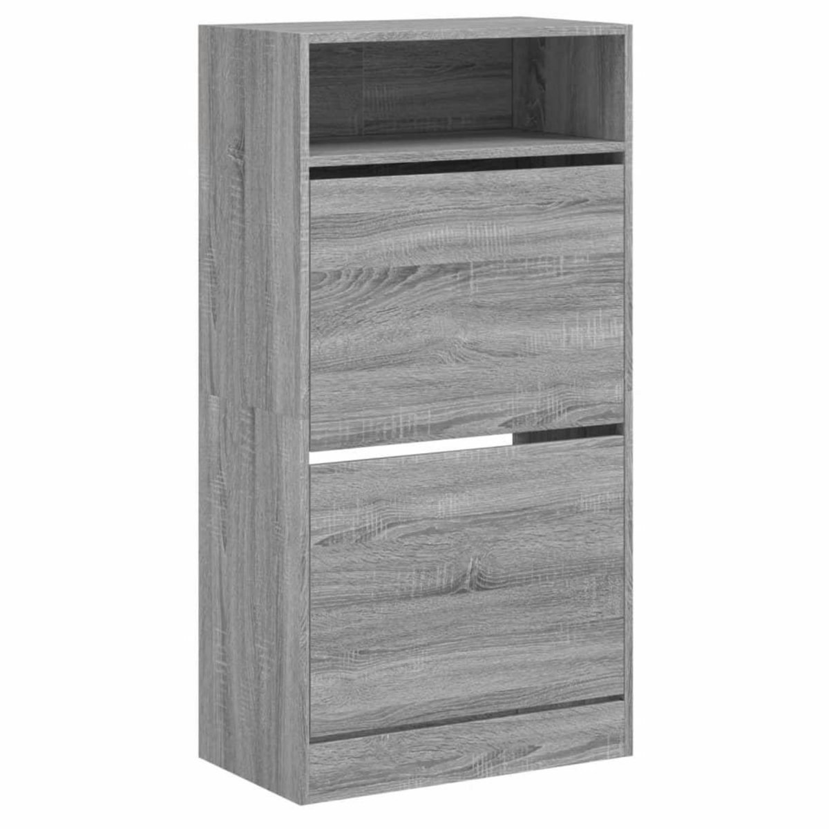 VIDAXL Armoire a chaussures Sonoma gris 60x34x116 cm Bois d'ingenierie