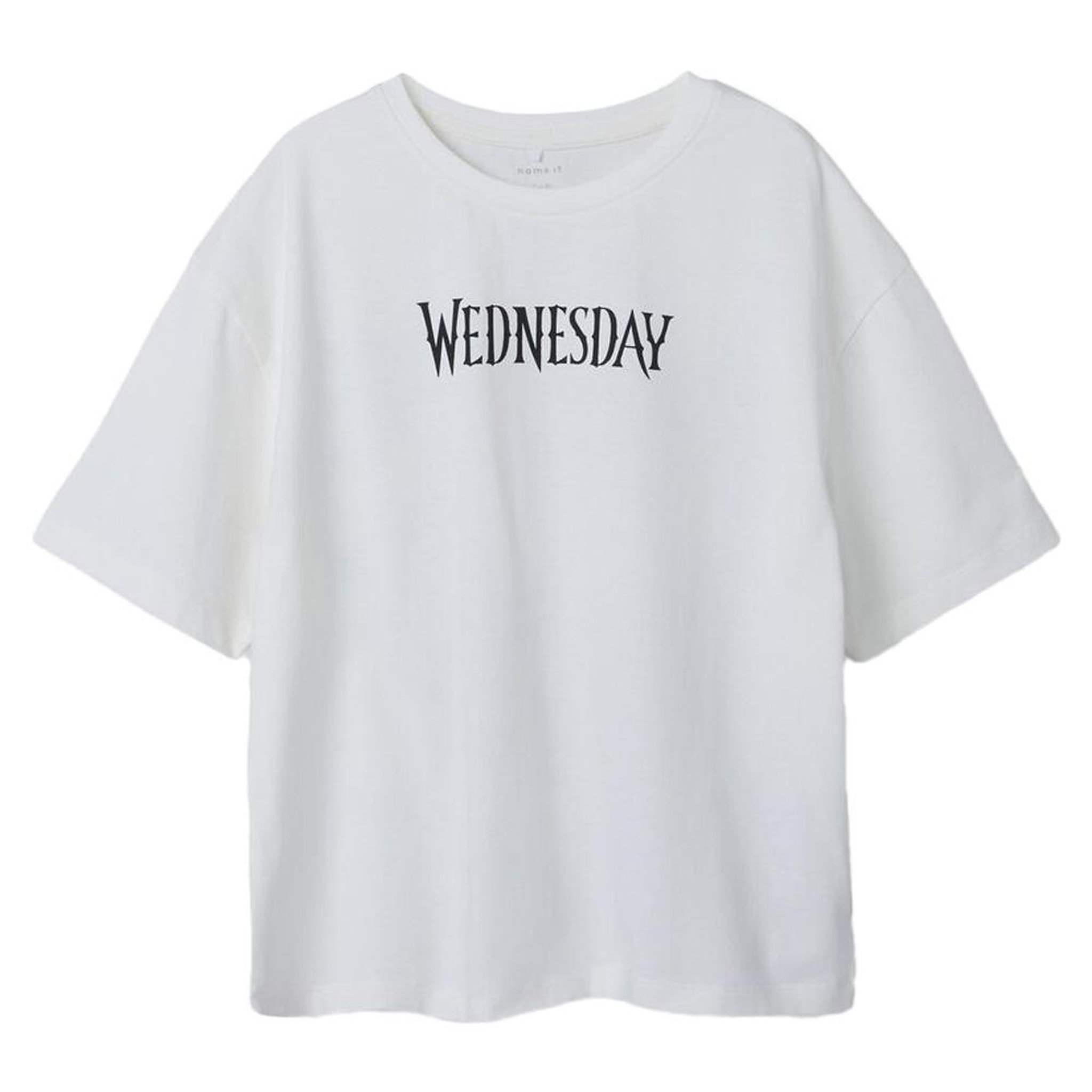 Voir la diapositive 1 : NAME IT T-shirt Blanc Fille Name it Wednesday