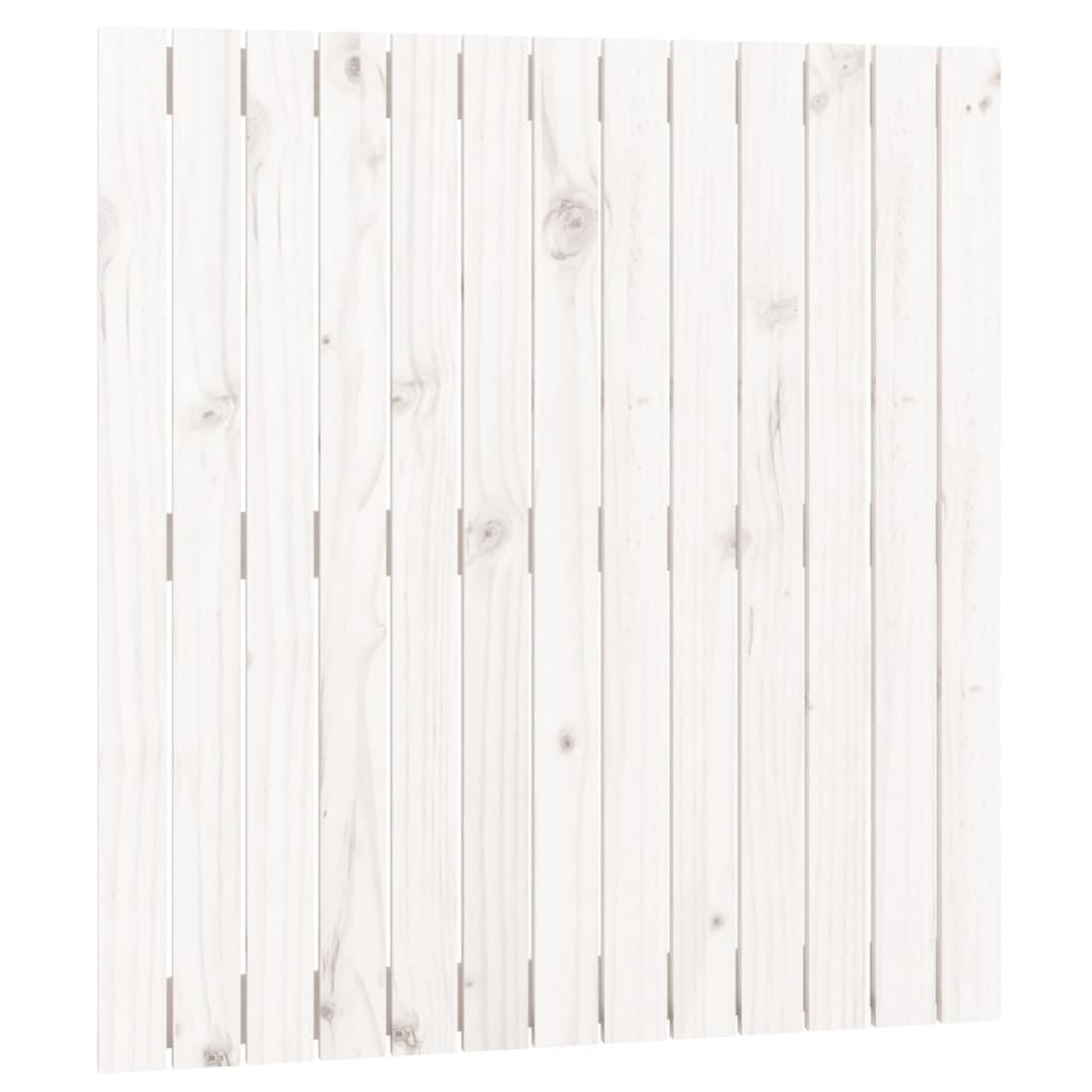 Voir la diapositive 2 : VIDAXL Tete de lit murale Blanc 82,5x3x90 cm Bois massif de pin