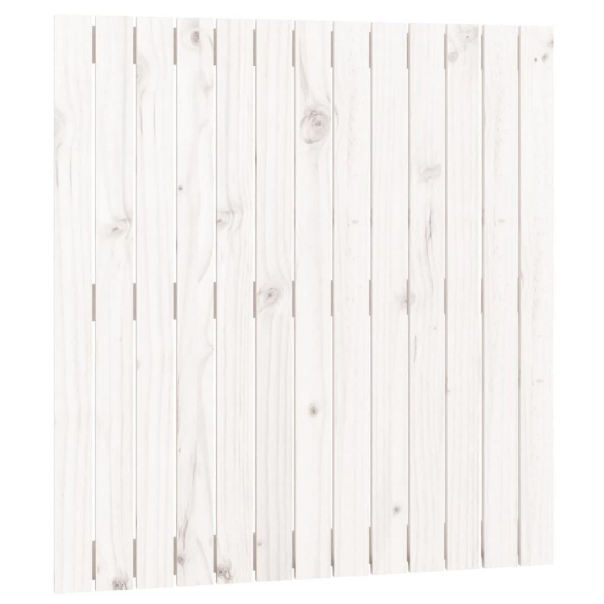 VIDAXL Tete de lit murale Blanc 82,5x3x90 cm Bois massif de pin