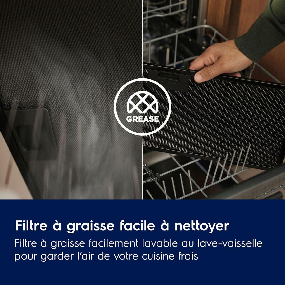 ELECTROLUX Hotte décorative murale LFT819K