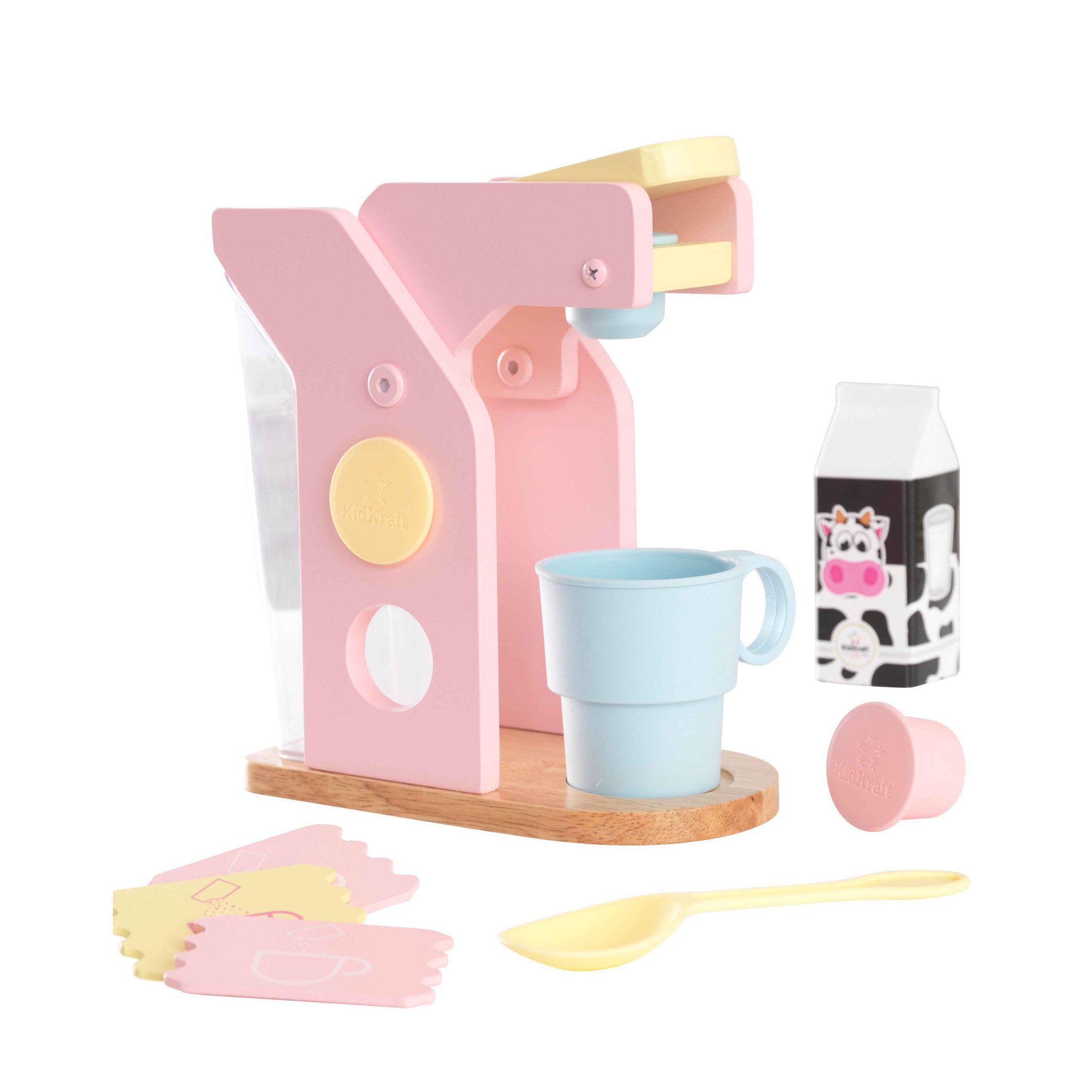 Voir la diapositive 1 : Kidkraft Set machine à café pastel