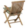MADISON Madison Coussin de chaise Panama 46x46 cm Vert sauge