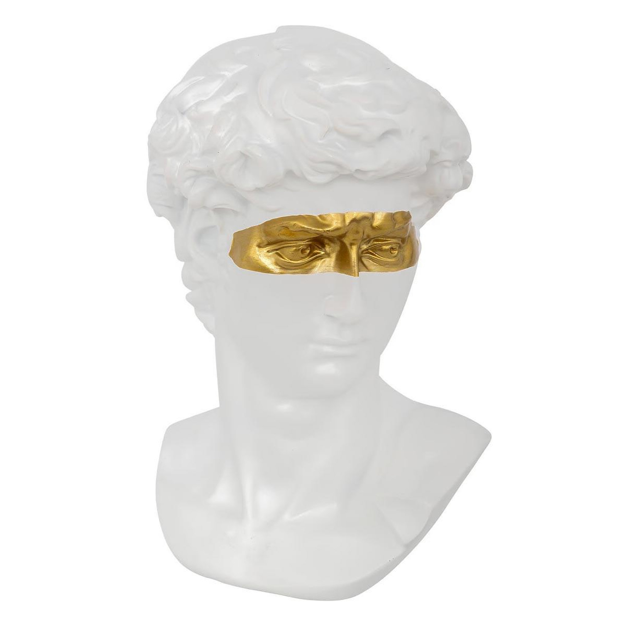 Voir la diapositive 1 : ATMOSPHERA Statuette déco  tête de david  24cm blanc