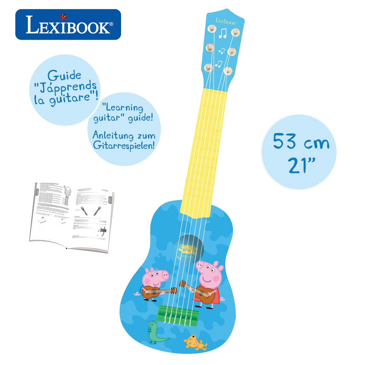 Lexibook Ma première Guitare Peppa Pig