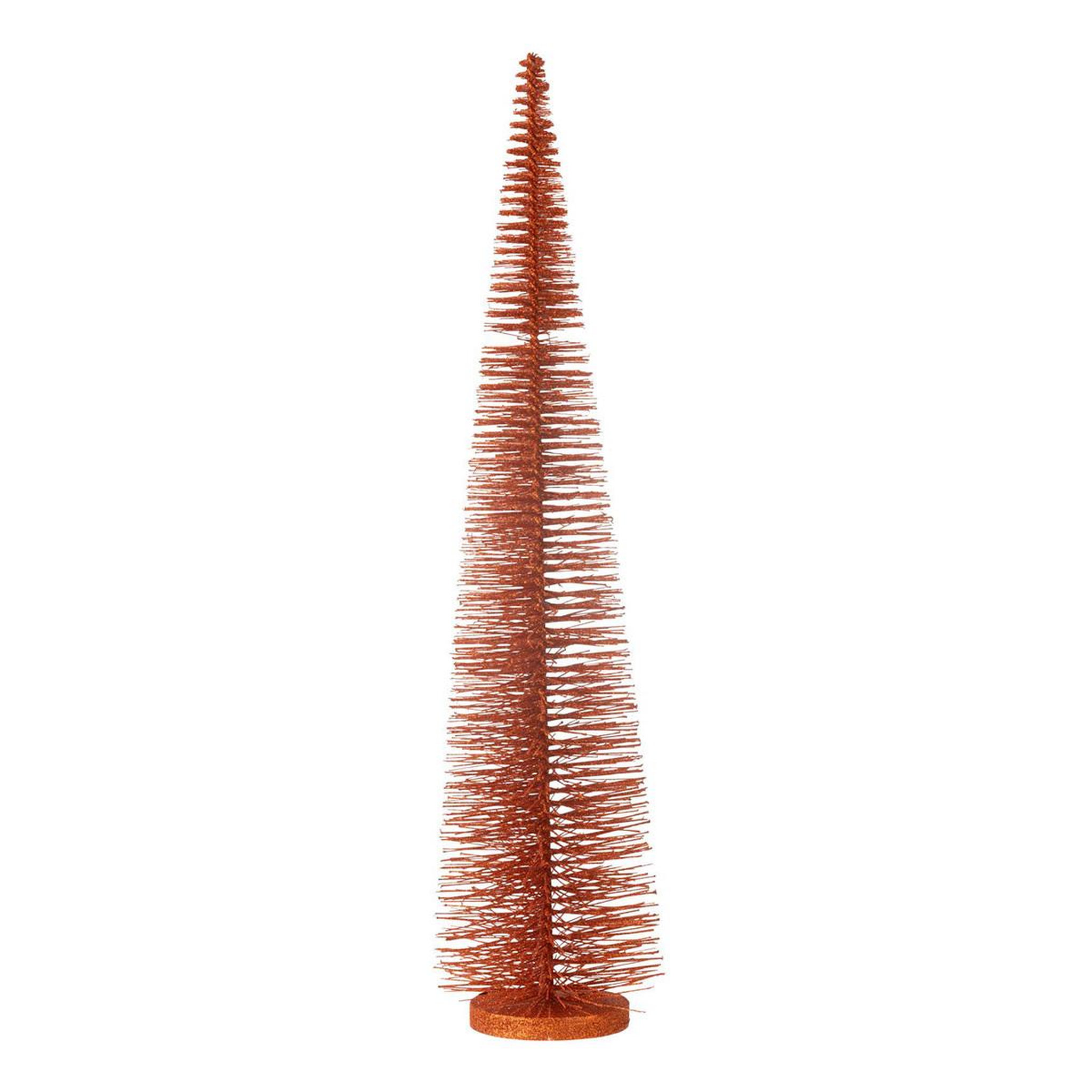 J-LINE Sapin de noël déco pailleté  josh  61cm cuivre