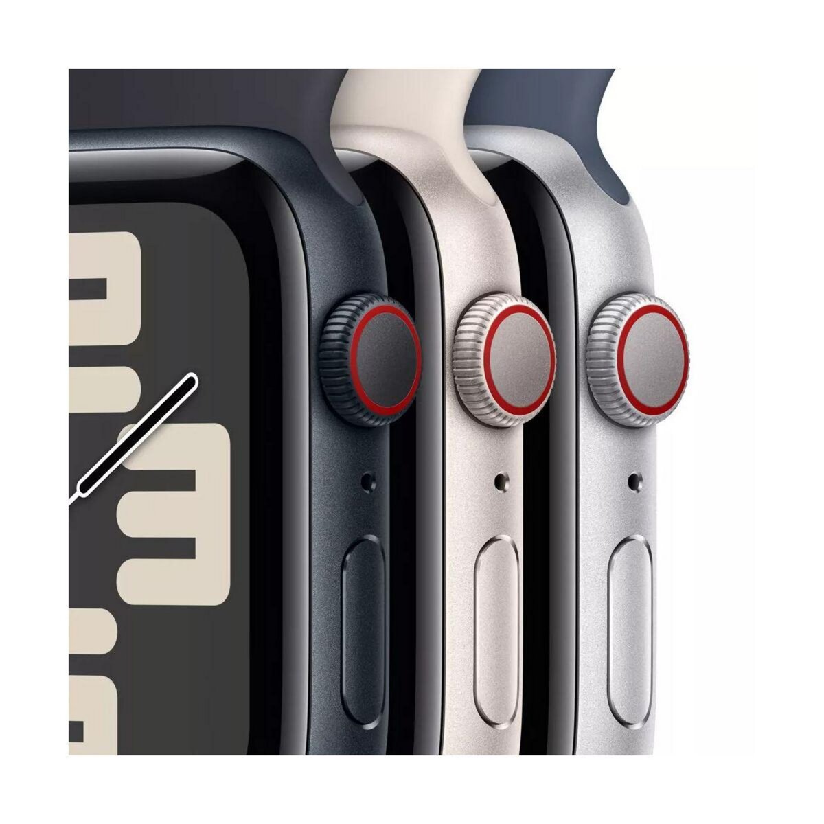 APPLE Montre connectée SE 44mm Minuit S/M Cellular