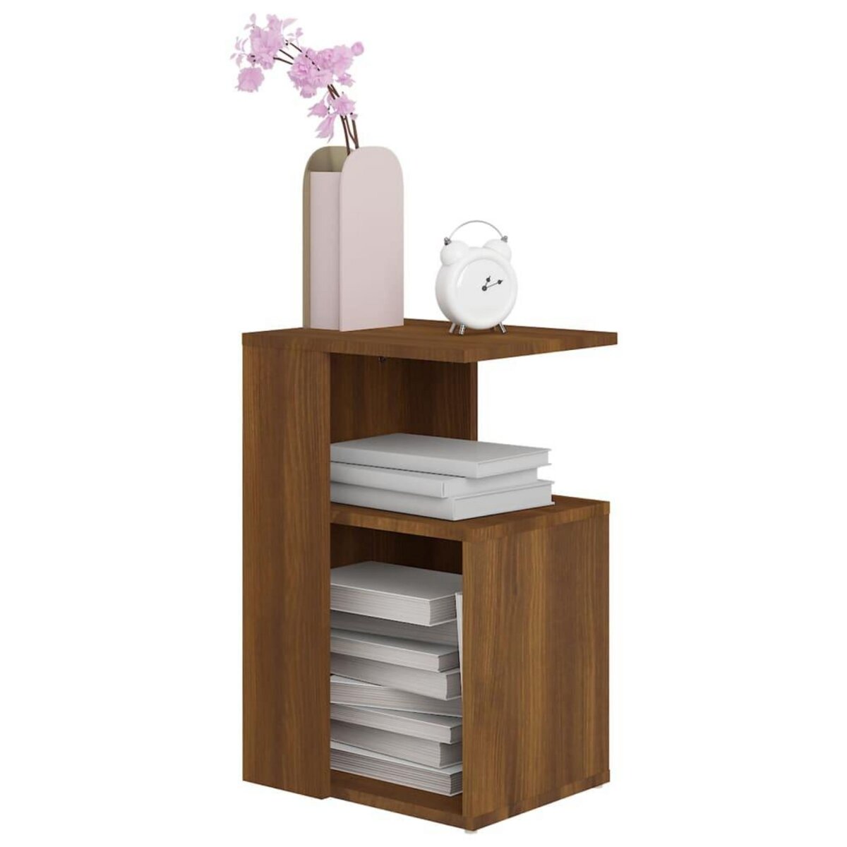 VIDAXL Table d'appoint Chene marron 36x30x56 cm Bois d'ingenierie