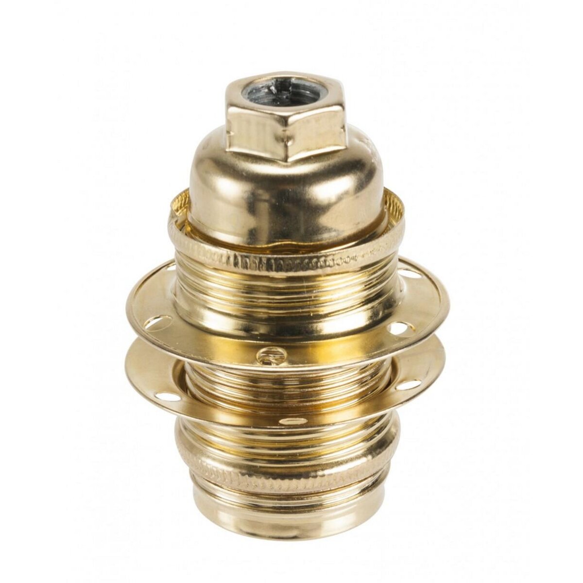 CENTRALE BRICO Douille électrique e14 à vis fer dorée