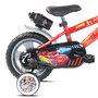 Voir la diapositive 6 : CARS Vélo CARS / DISNEY 12'' - Vélo pour enfant < 90 cm - équipé de 1 frein - 2 stabilisateurs amovibles - plaque avant décorative !