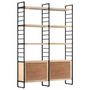 Voir la diapositive 4 : VIDAXL Bibliotheque a 4 niveaux 124x30x180 cm Bois de manguier massif