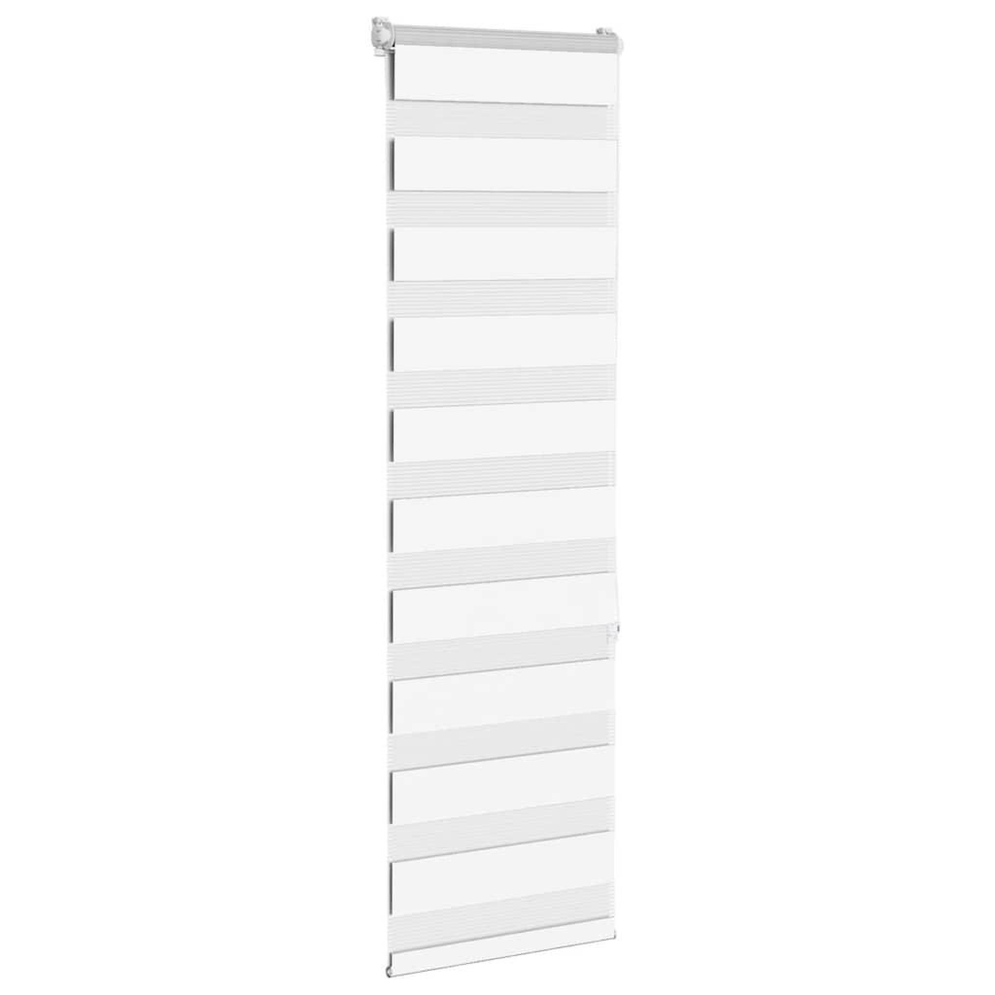 Voir la diapositive 3 : VIDAXL Store zebre blanc 40x150 cm largeur du tissu 35,9 cm polyester