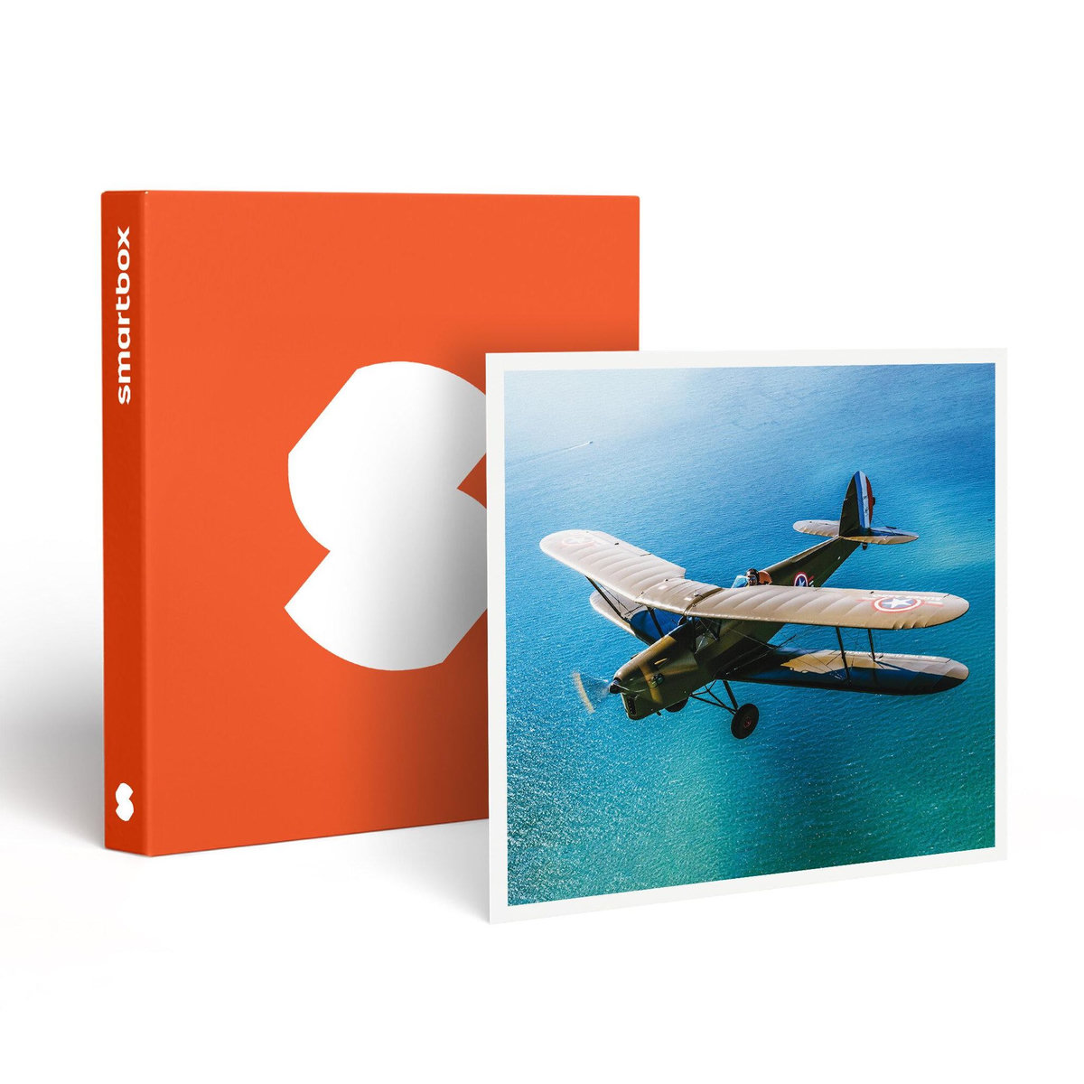 Smartbox Baptême de l'air à bord d'un avion biplan en France - Coffret Cadeau Sport & Aventure