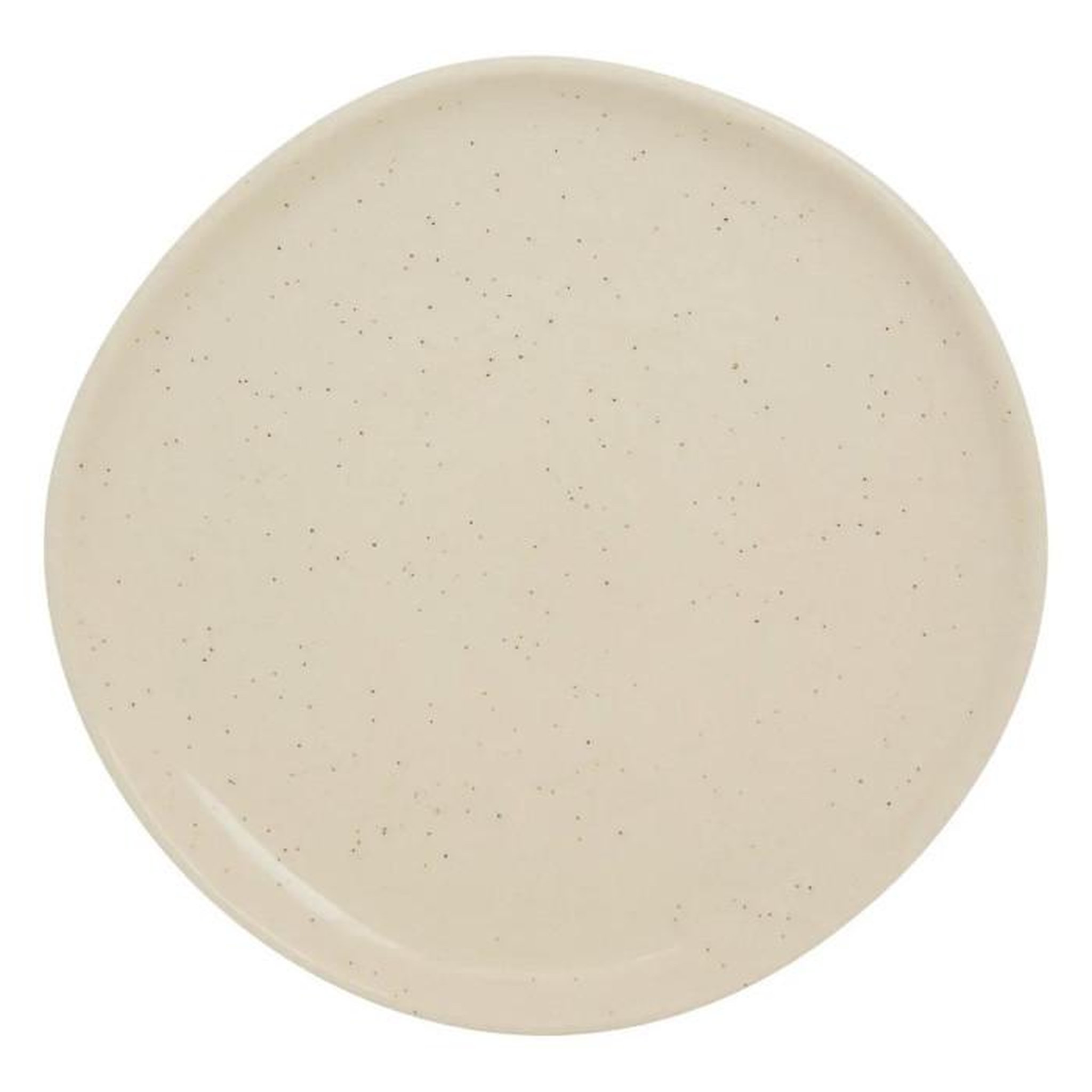 SECRET DE GOURMET Lot de 6 Assiettes à Dessert en Faïence  Wonja  21cm Crème