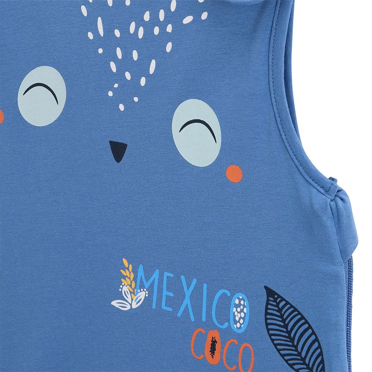 Petit Béguin Turbulette d'été avec pieds retroussables Mexico