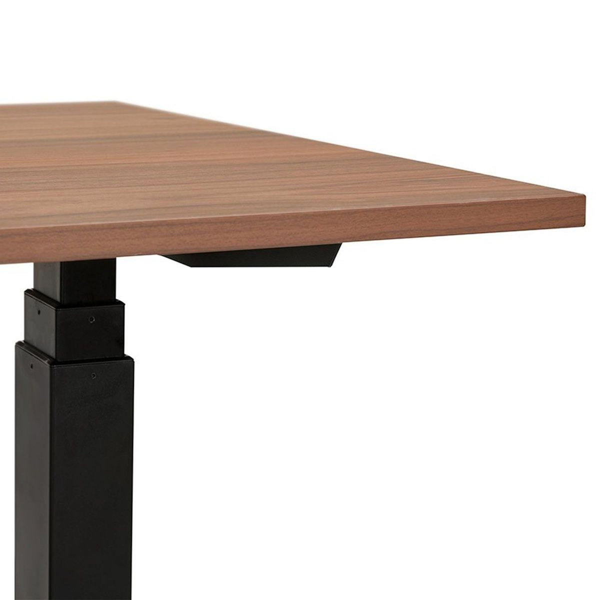 Paris Prix Bureau Design Réglable  Électrique  140cm Noyer & Noir