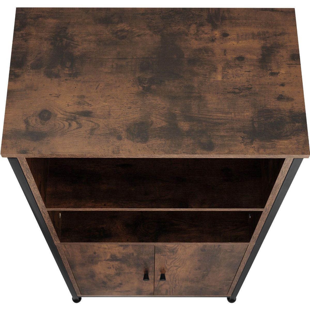 tectake Buffet style industriel Bois foncé industriel, rustique