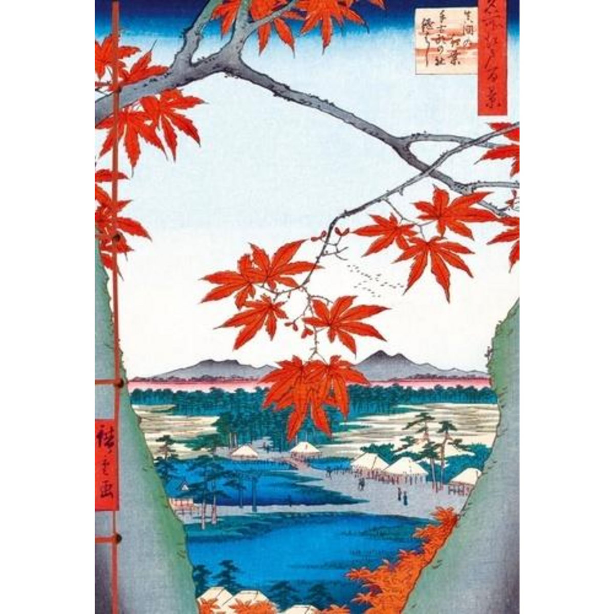 CARNET GAUFRE - L'AUTOMNE DANS L'ESTAMPE JAPONAISE, Hazan