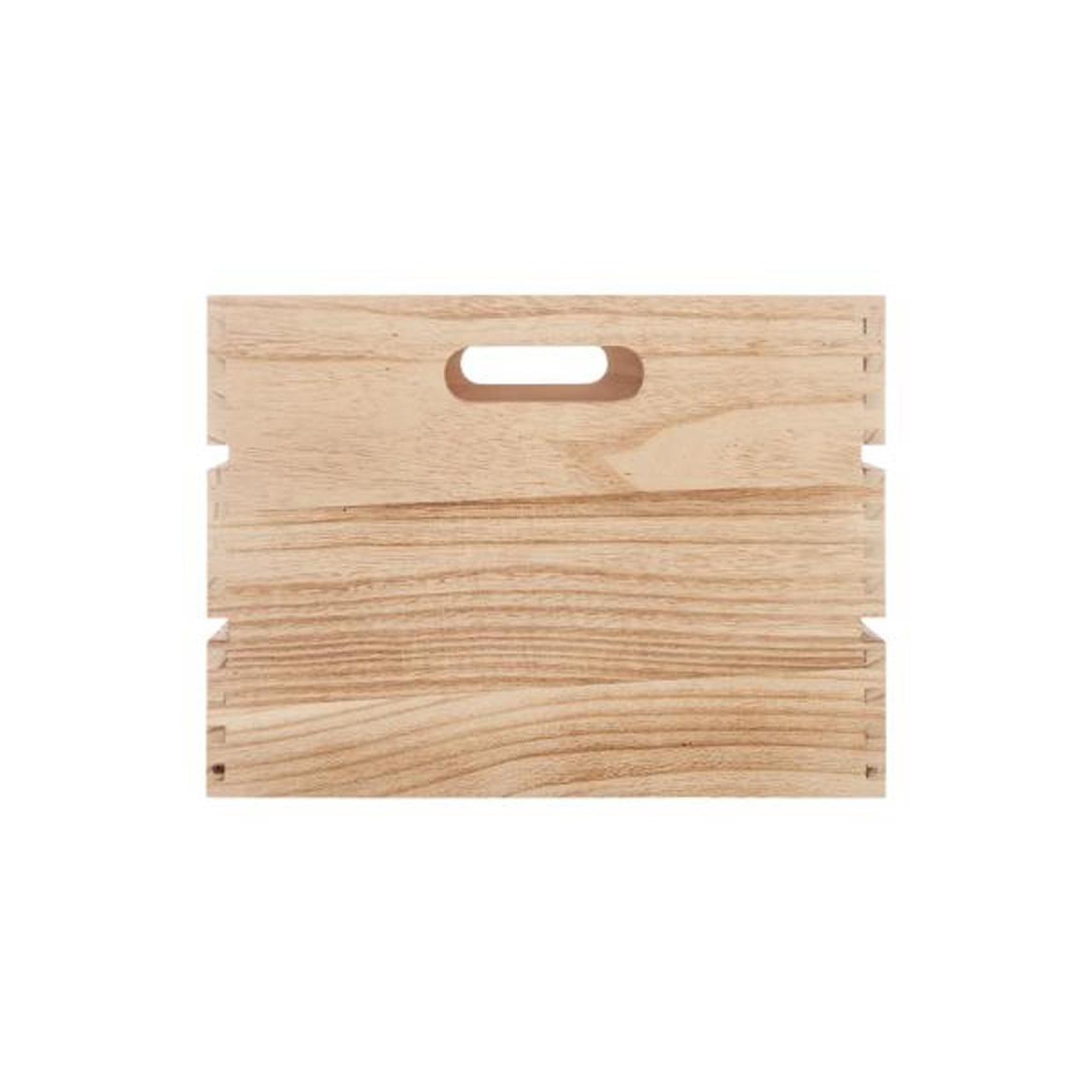 Voir la diapositive 4 : ATMOSPHERA Lot de 6 Cagettes de Rangement  White Factory  40cm Naturel