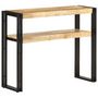 Voir la diapositive 6 : VIDAXL Table console 90x30x75 cm Bois de manguier brut