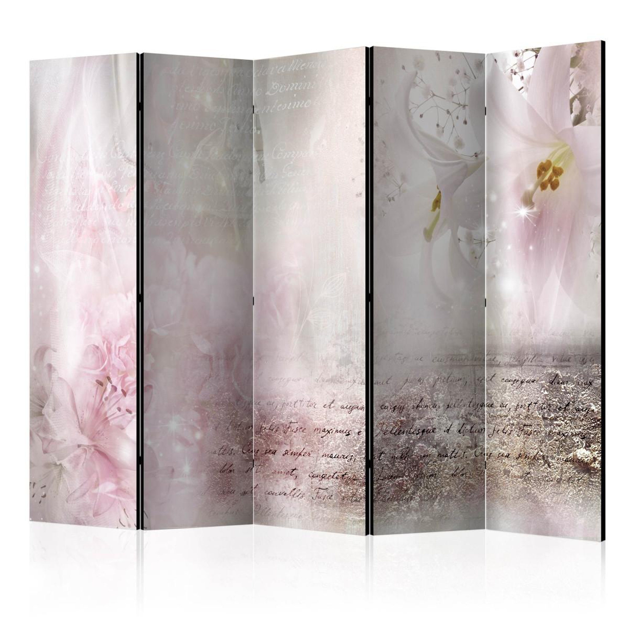 Paris Prix Paravent 5 volets  delicate lilies  172x225cm