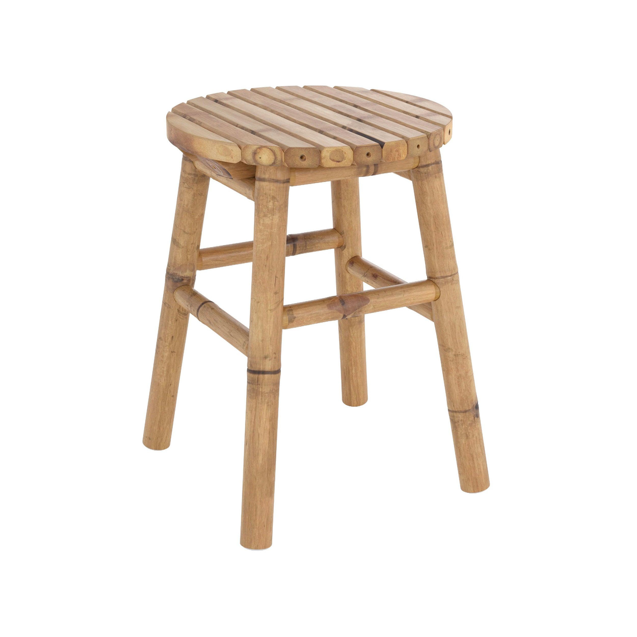 MAISON PAVANE Tabouret de jardin en bambou h45,5 cm-polly