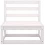 Voir la diapositive 4 : VIDAXL Salon de jardin 2 pcs avec coussins Blanc Bois de pin massif