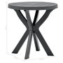 Voir la diapositive 6 : VIDAXL Table de bistro Anthracite Ø70 cm Plastique