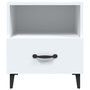Voir la diapositive 4 : VIDAXL Tables de chevet 2 pcs Blanc Bois d'ingenierie
