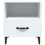 Voir la diapositive 4 : VIDAXL Tables de chevet 2 pcs Blanc Bois d'ingenierie