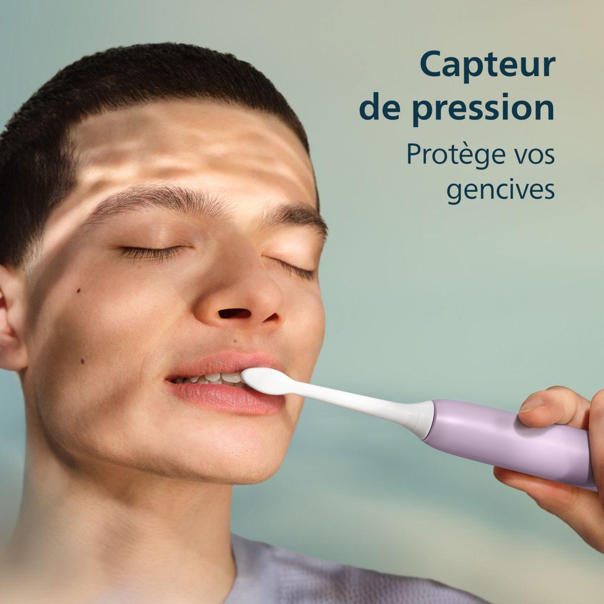 Voir la diapositive 3 : Philips Brosse à dents électrique HX4033/27 Serie 3100 Lilas