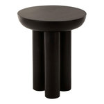 Paris Prix Table d'Appoint Trio en Bois  Cave  60cm Noir