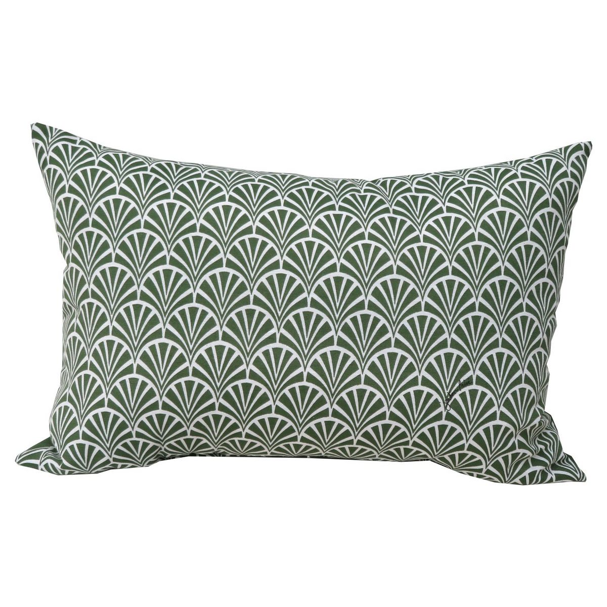 Jardin Privé Coussin déco 60x40cm vert avocat NORVEGE