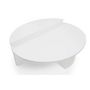 Voir la diapositive 3 : Paris Prix Lot de 2 Tables Basses Design  Armango  90cm Blanc