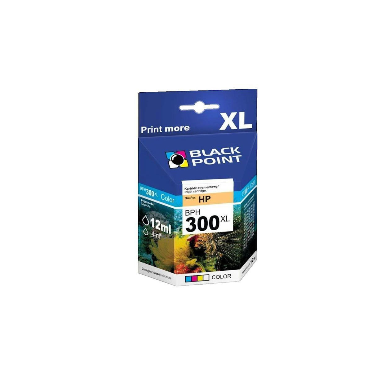 POINT Cartouche d'encre Black Point BPH300XLC noir