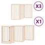 Voir la diapositive 2 : VIDAXL Barriere pour chien porte pliable 15 panneaux bois de peuplier