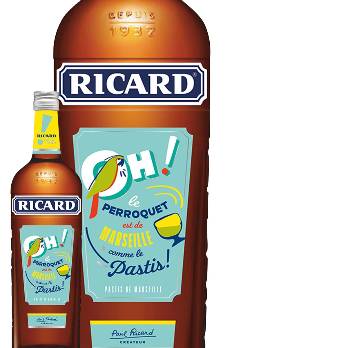 Ricard Ricard Série limitée Été 1 L 45° pas cher 
