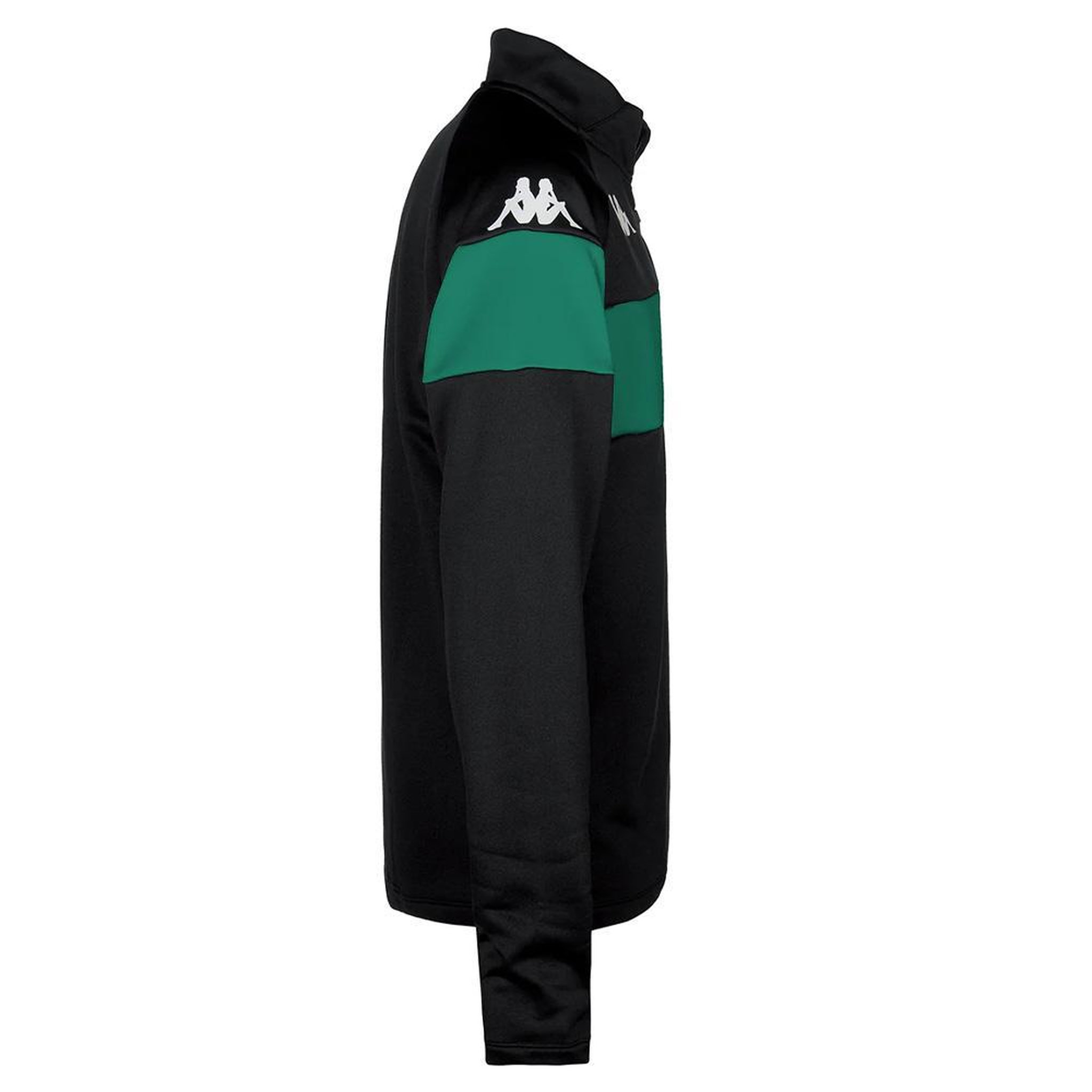 Voir la diapositive 2 : KAPPA Sweat Noir/Vert Homme Kappa Dovare