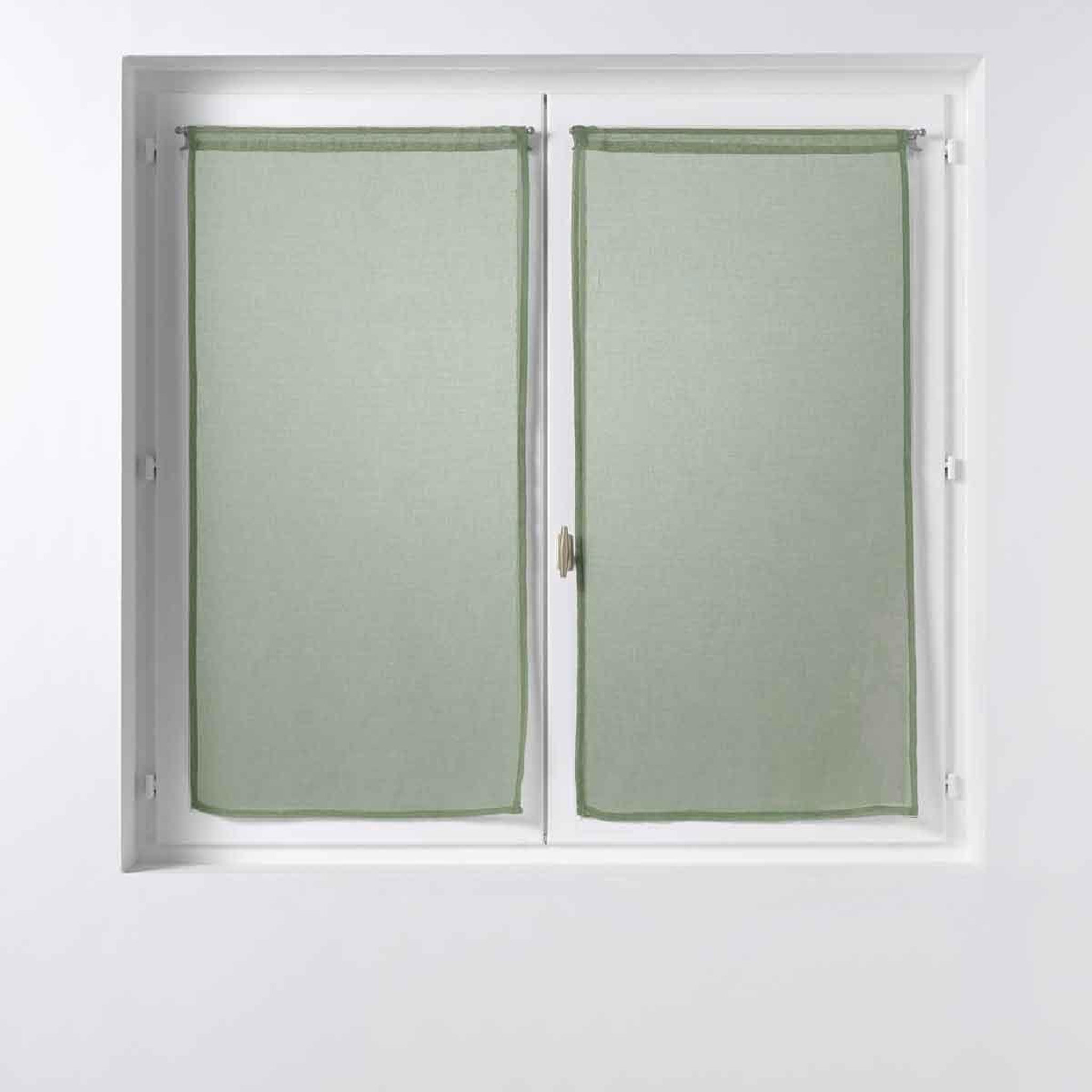 Douceur d'Intérieur Paire de voilages  sandra  60x160cm kaki