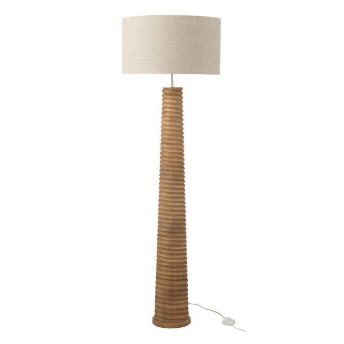 Paris Prix Lampadaire Filetage en Bois  Ailanthus  160cm Naturel