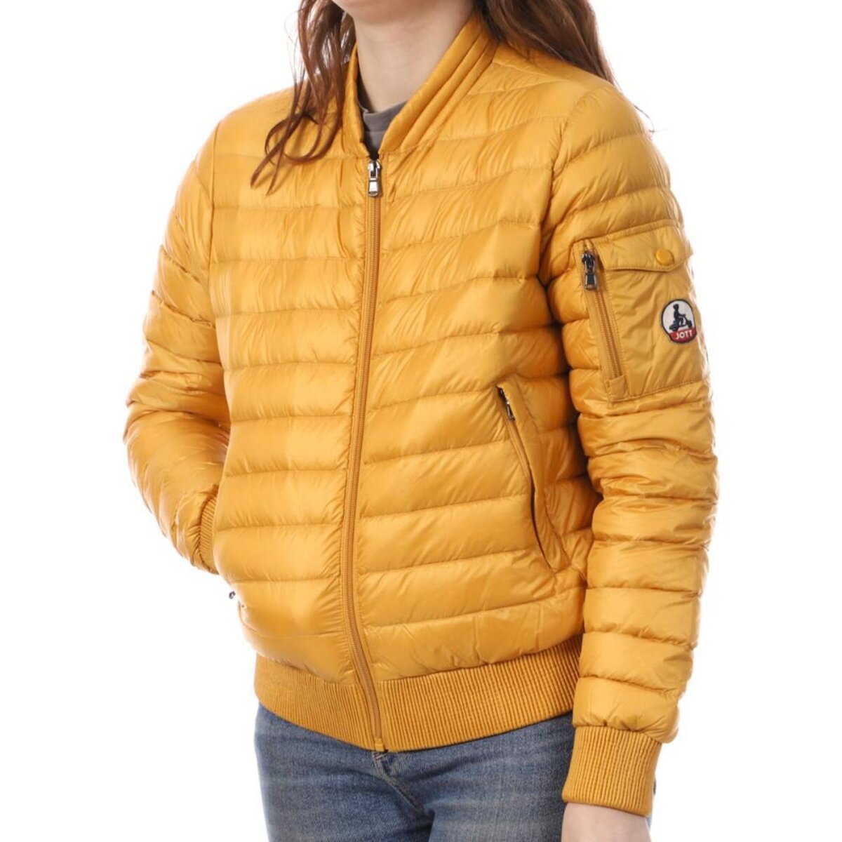 Doudoune jaune outlet femme