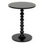 Voir la diapositive 1 : ATMOSPHERA Table d'Appoint Ronde  Alix  50cm Noir