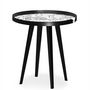 Voir la diapositive 4 : Paris Prix Table d'Appoint à Rebord 3 Covers  Kid  45cm Noir