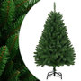 Voir la diapositive 1 : VIDAXL Sapin de Noël artificiel a charnieres avec support vert 150 cm