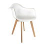 Voir la diapositive 3 : Paris Prix Lot de 2 Chaises Scandinave Enfant  Coque  42cm Blanc