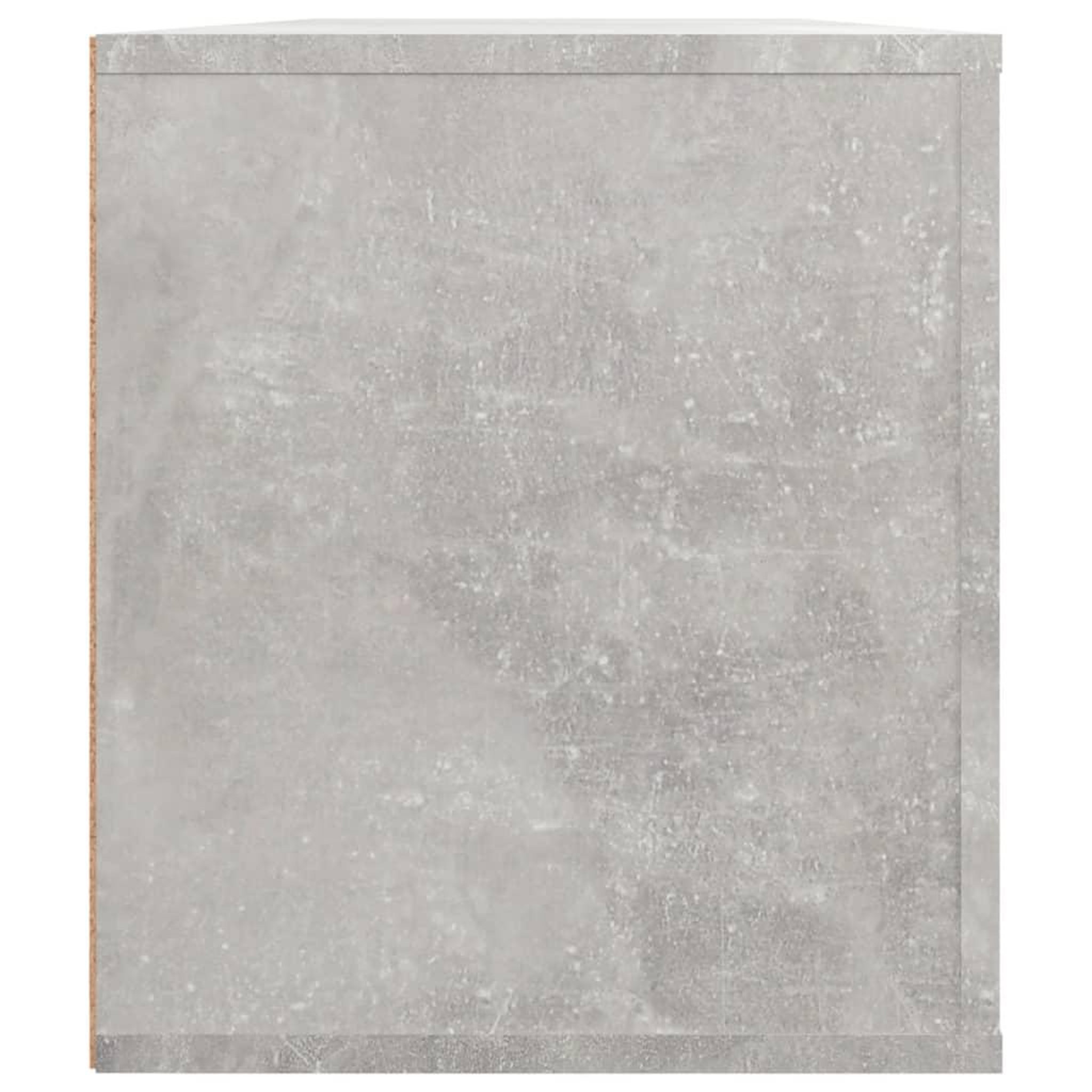 Voir la diapositive 5 : VIDAXL Meuble TV Gris beton 100x35x40 cm Bois d'ingenierie